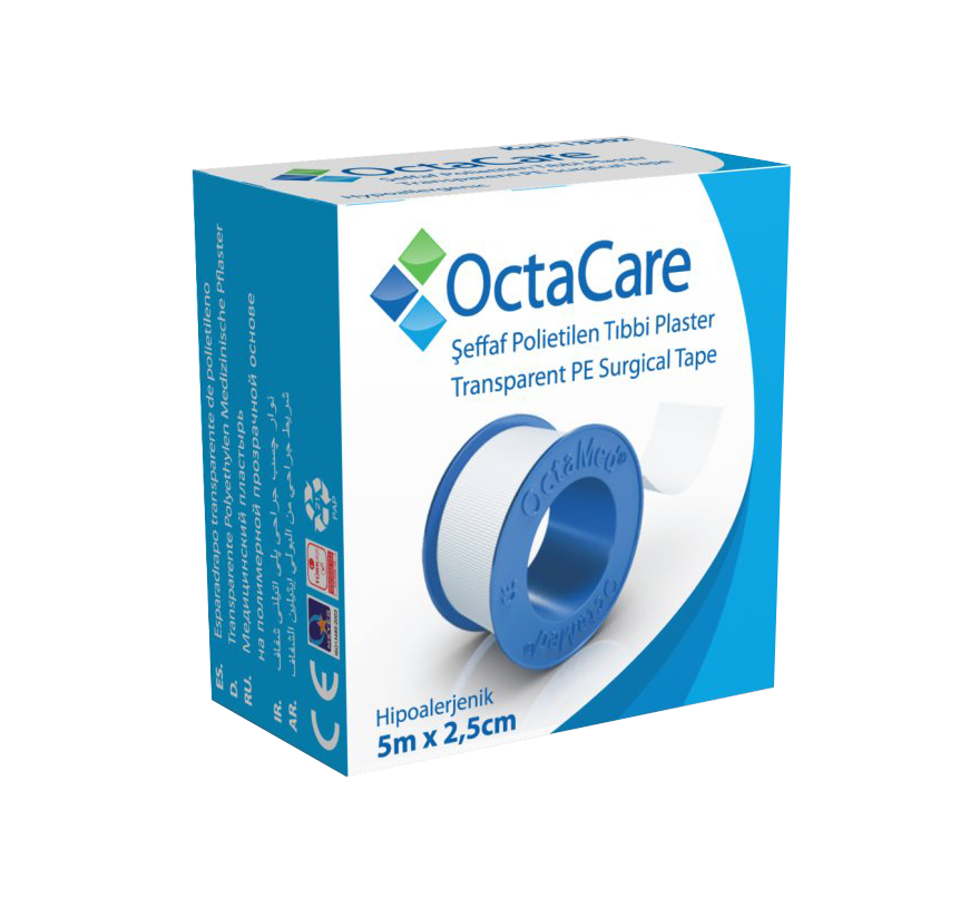 OctaCare Transparent PE Surgical Tape