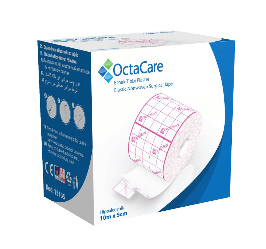 OctaCare Elastic Non-Woven Surgical Tape (Fix Plaster) thumbnail 2