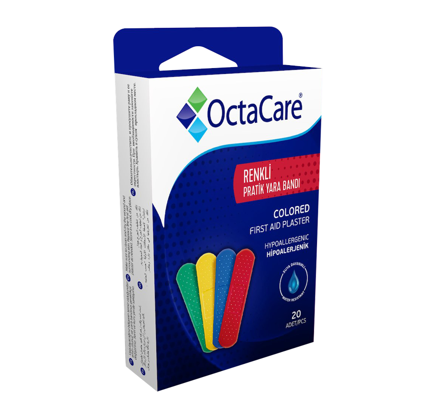 OctaCare Colored First Aid Plaster