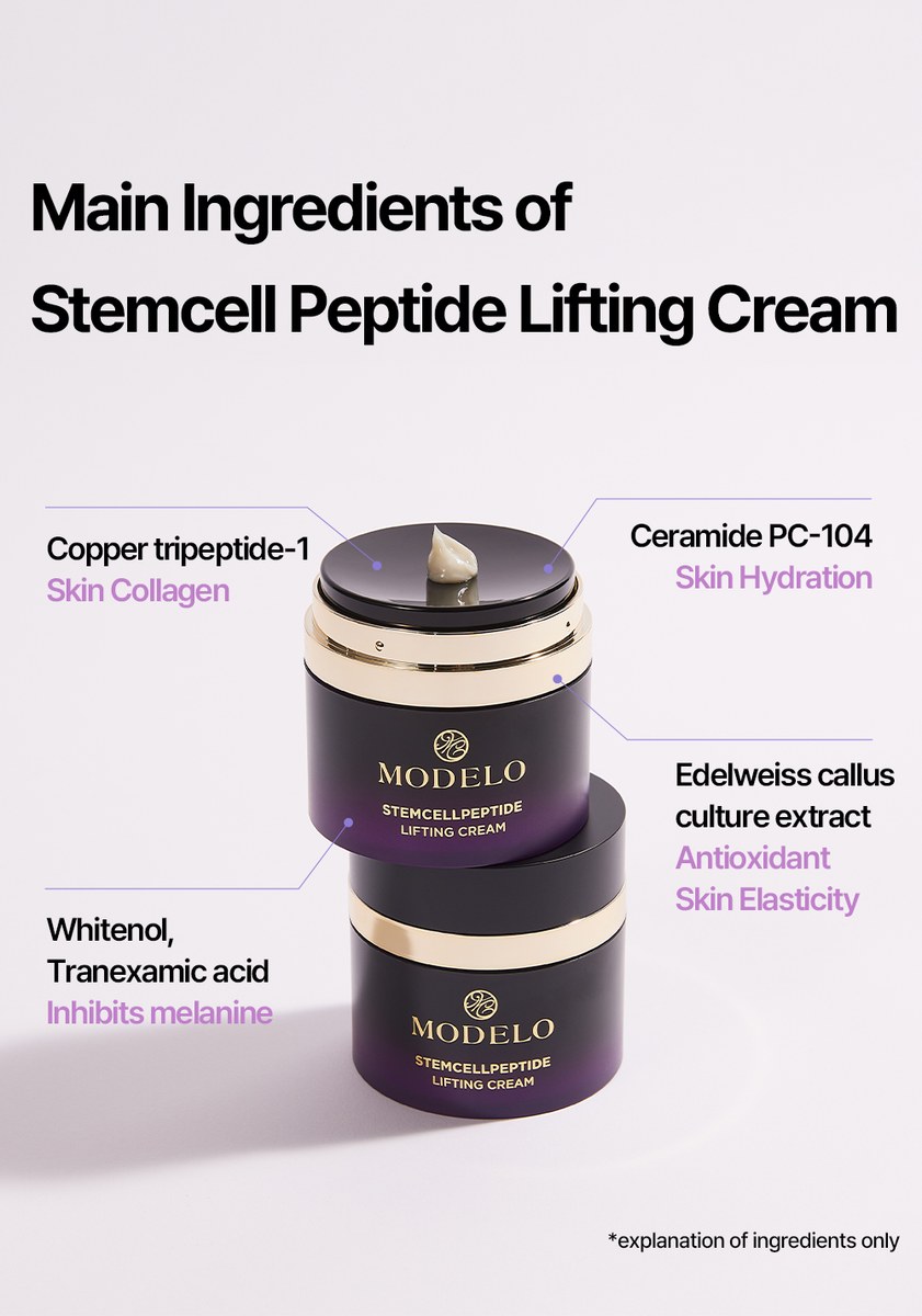Modelo Stemcell Peptide Lifting Cream (50ml)